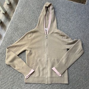 Solos cashmere zip up